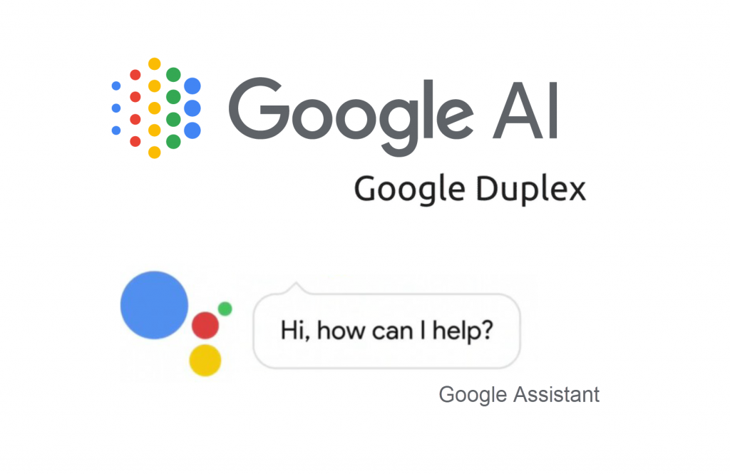 Google AI, Google Duplex. Troca de mensagens entre chatbot e humano